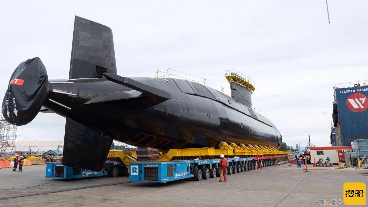 一艘潜艇修了10年才终于下水，加拿大海军兴奋：重要里程碑