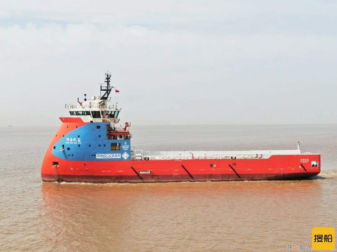 上海外高桥造船海洋工程PX121H型海工辅助船“国海民富”轮交付运营