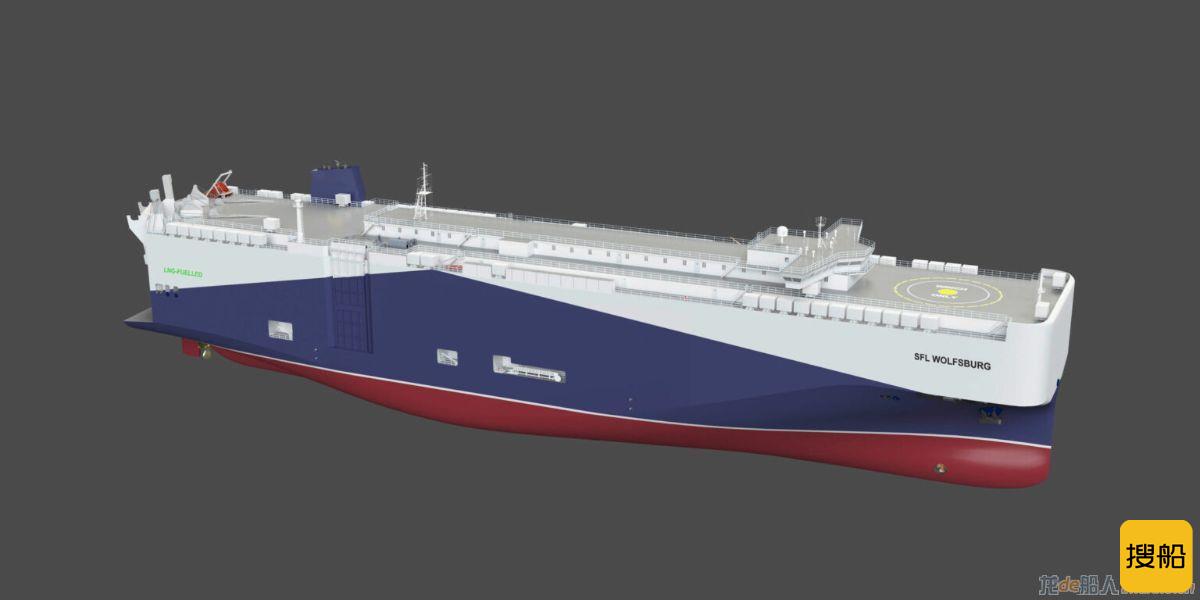 德国大众再租4艘LNG动力汽车运输船，两家中国船厂承造