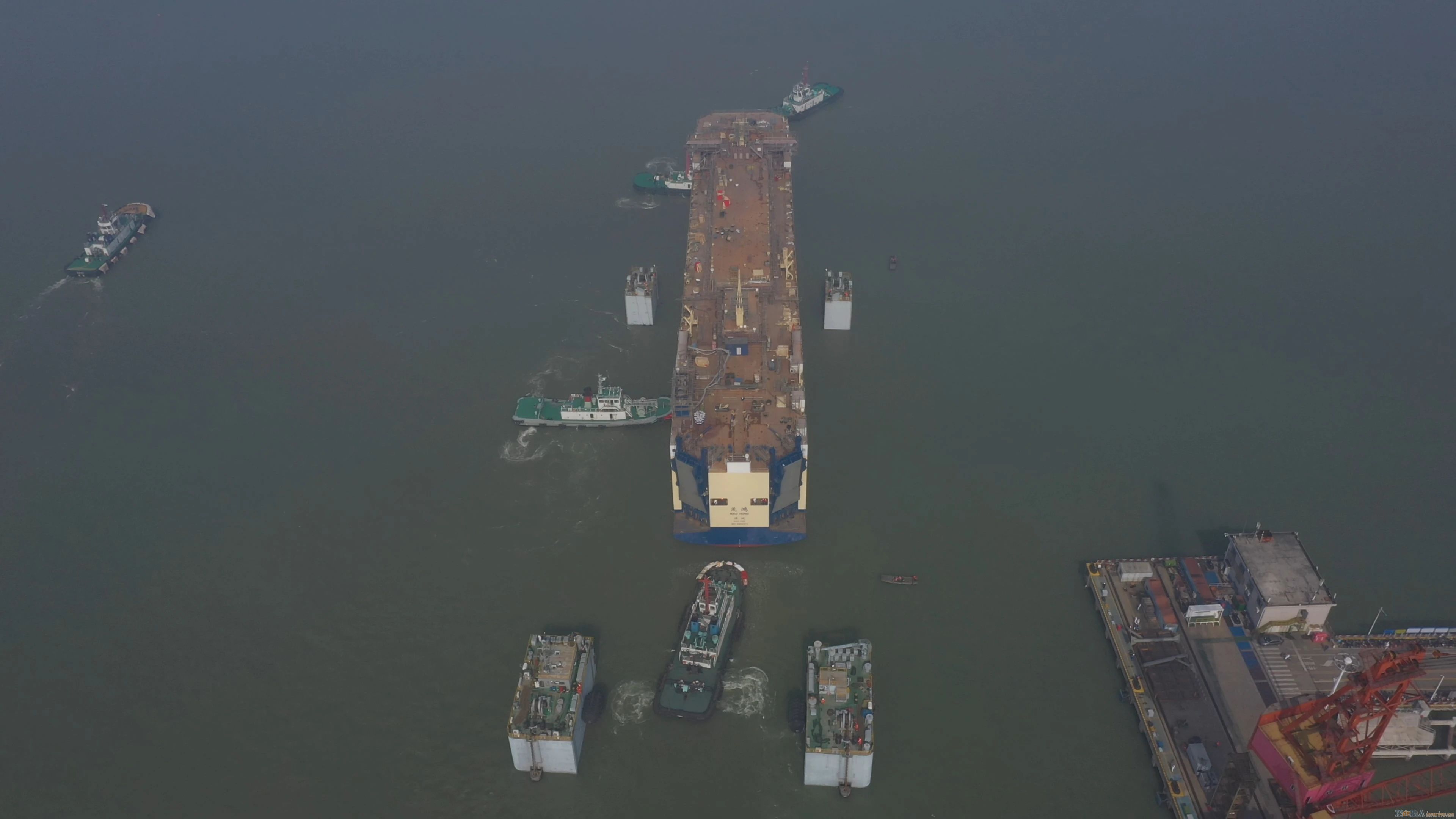 招商工业海门基地CMHI-221-2项目完成下潜分离作业