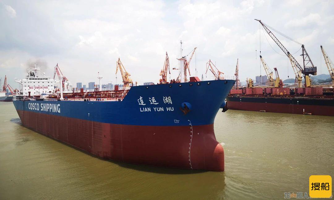 “连运湖”在广东中远海运重工提前修理完工，上线营运