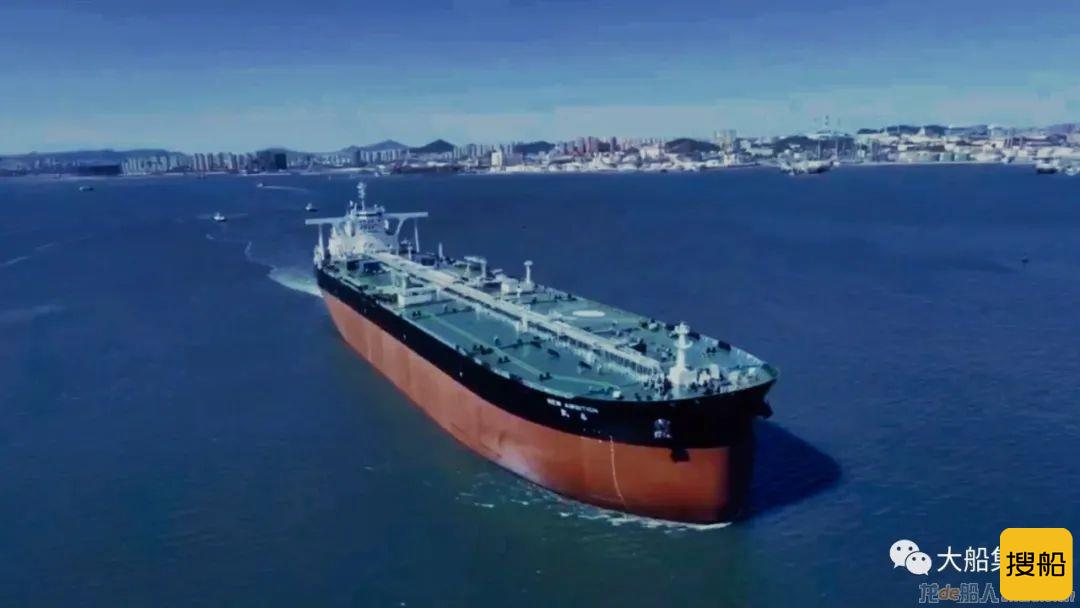 大船集团30.7万吨VLCC96号船试航归来