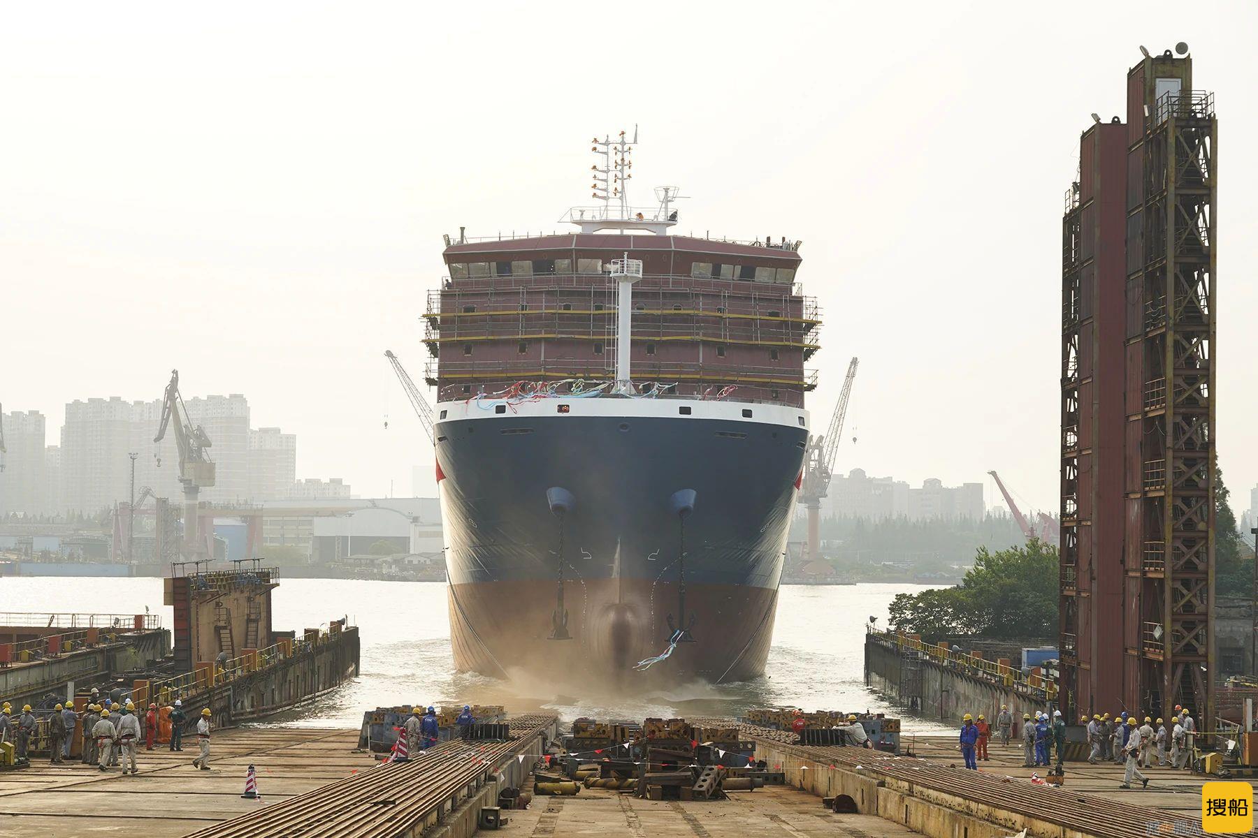 沪东中华造船开始建造24100TEU集装箱船