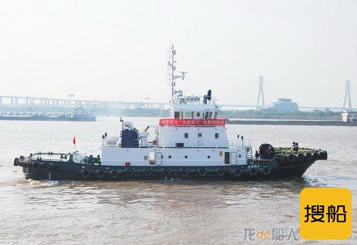 镇江船厂一船出厂一船搭载