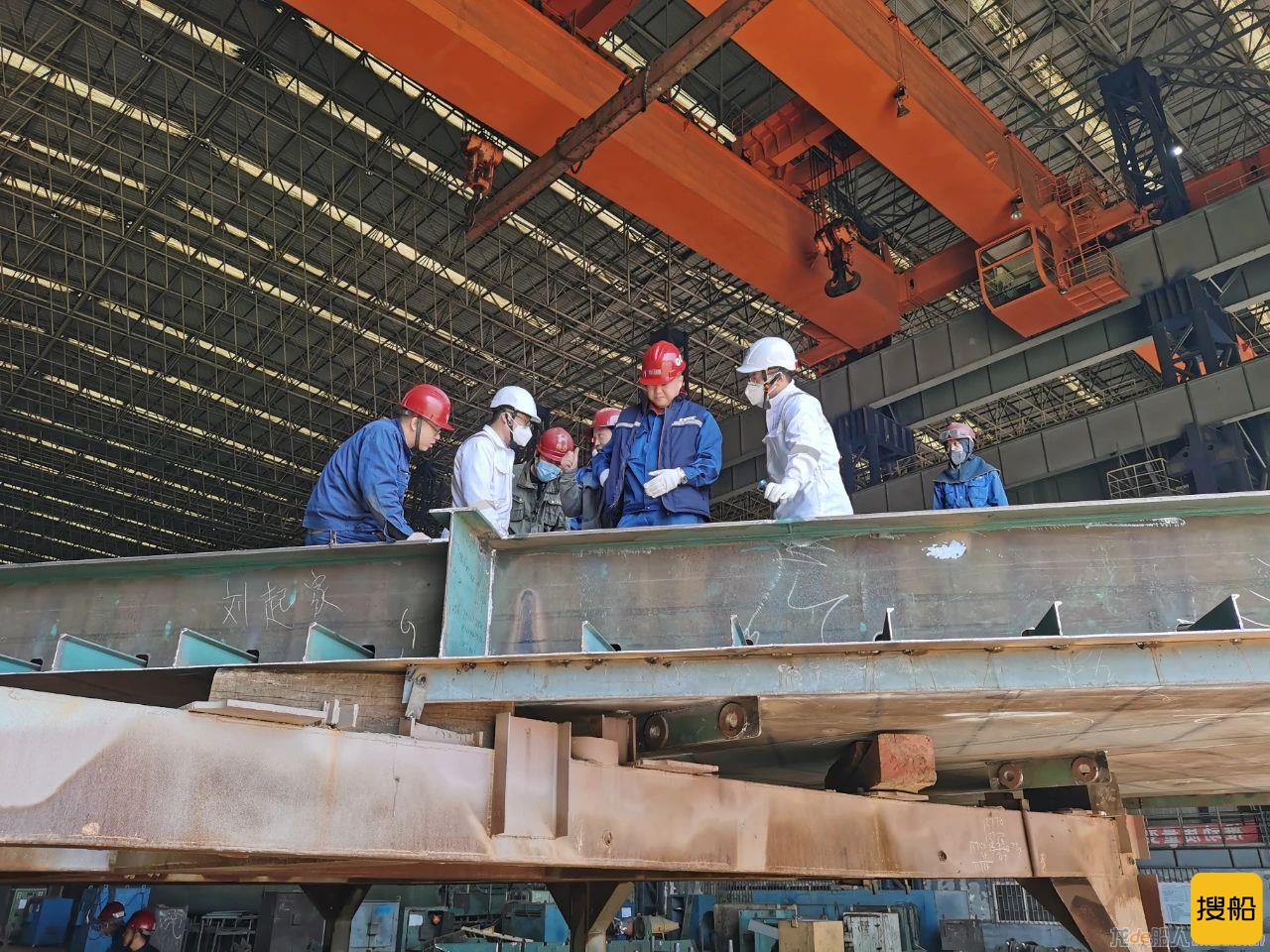 “耕海1号”二期渔业综合体平台首批分段制作开始报验