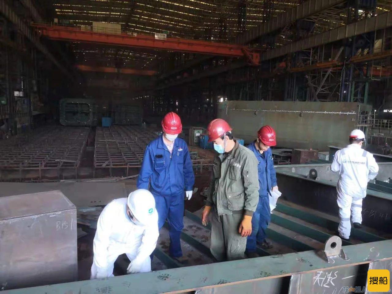 “耕海1号”二期渔业综合体平台首批分段制作开始报验