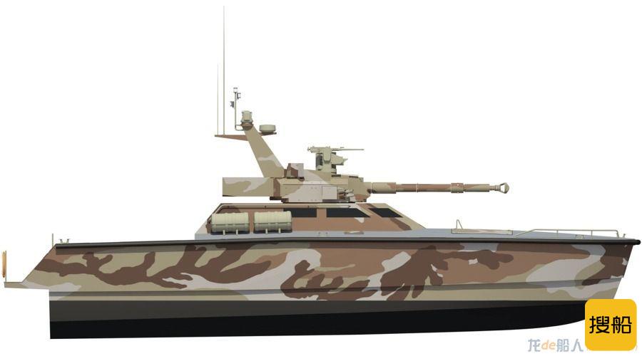 印度尼西亚测试坦克船巡逻艇，用于岛屿防御