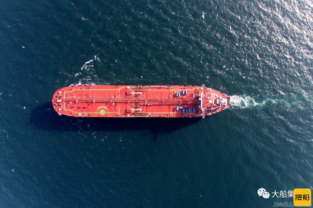 大船集团30.7万吨原油船6号船完成试航任务