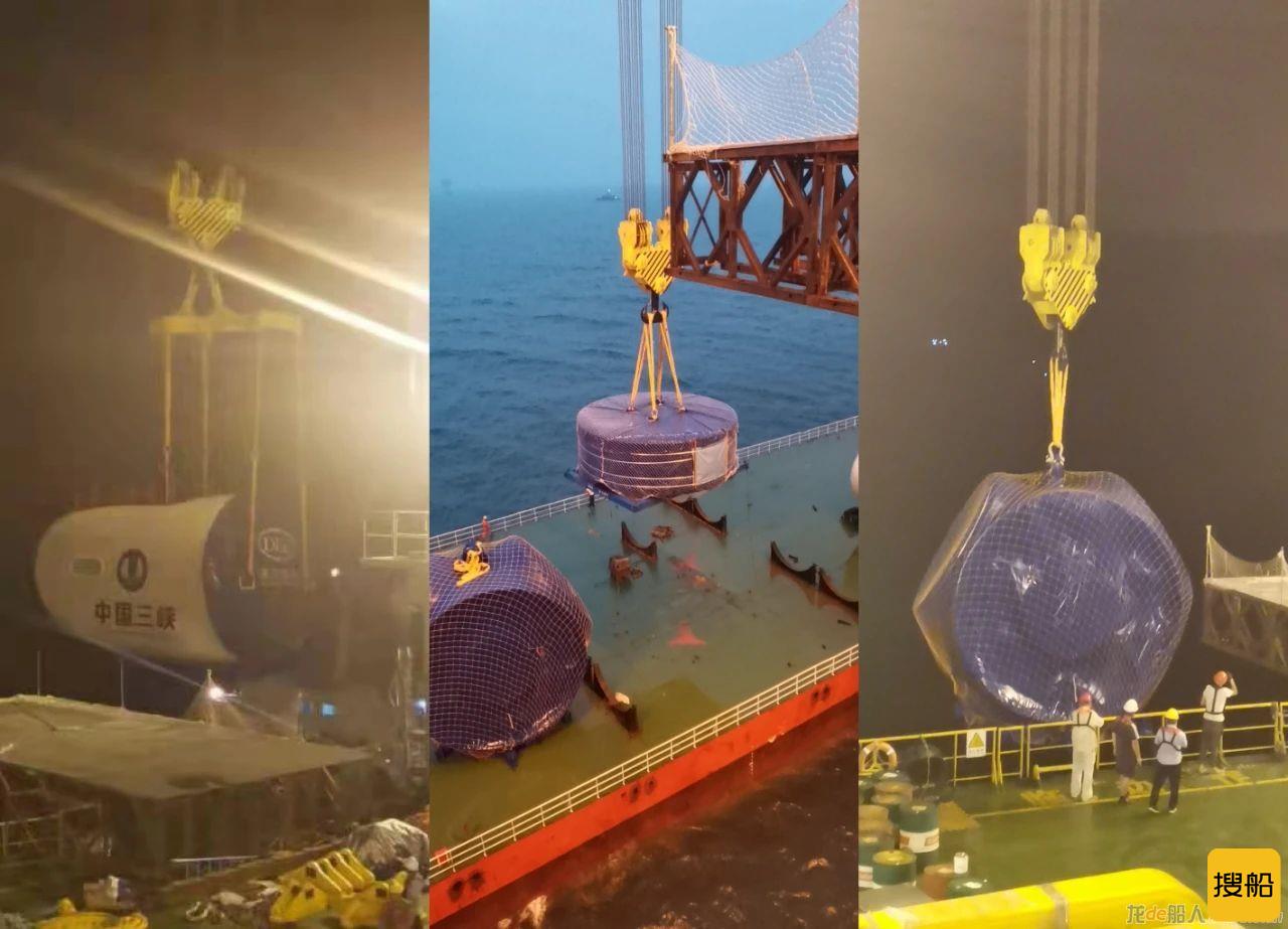 海电运维801完成长乐外海首台10MW风机吊装