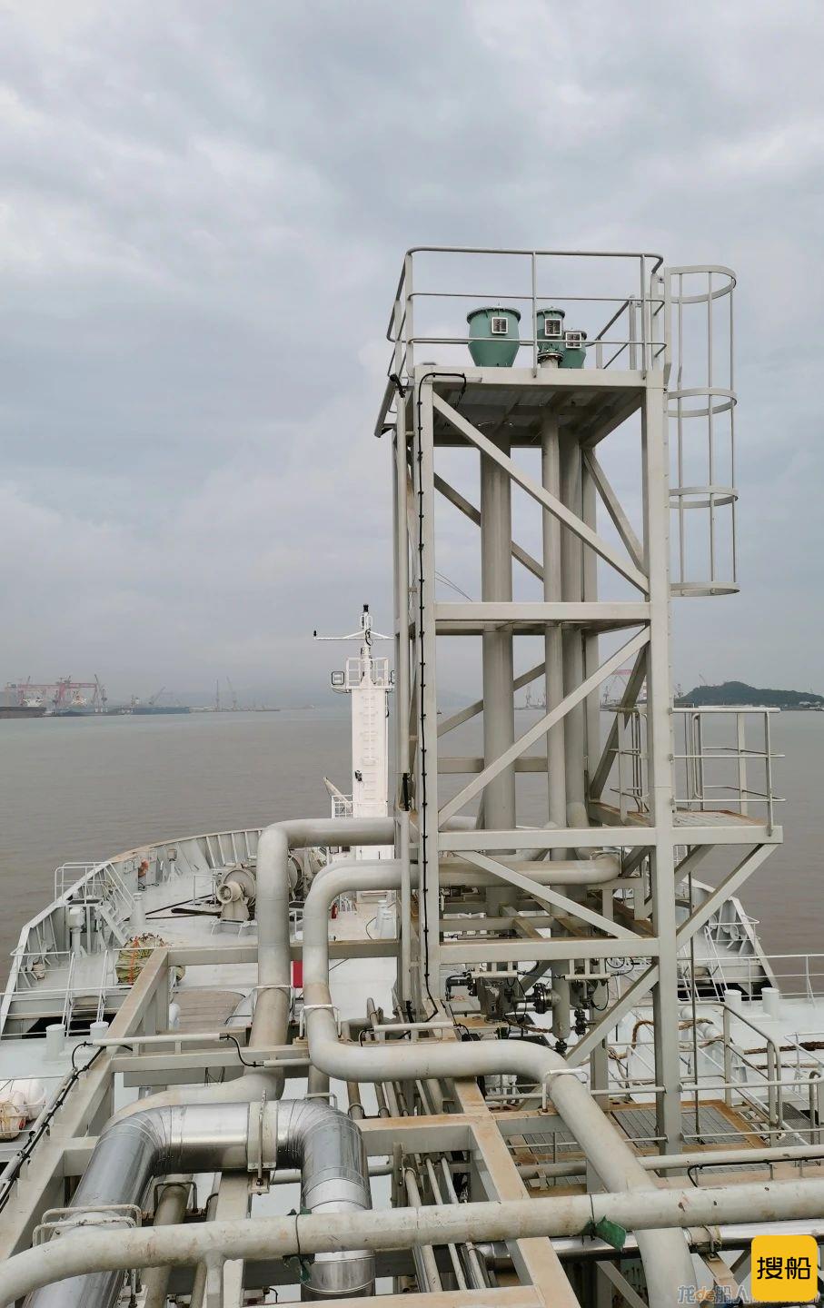 上船院7500方LNG加注船完成海上航行试验