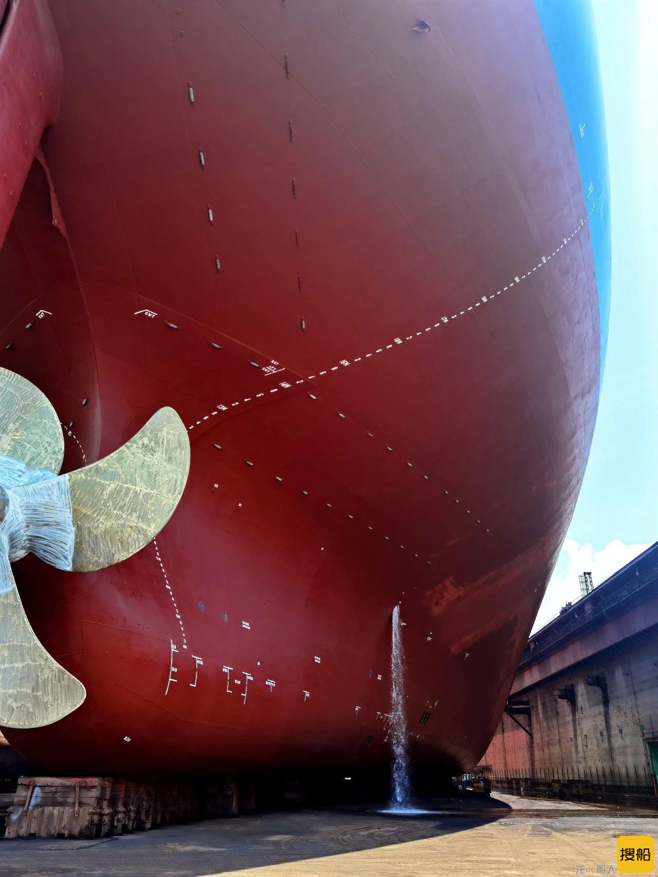大连中远海运重工完成“新丹洋”轮压载水改造工程