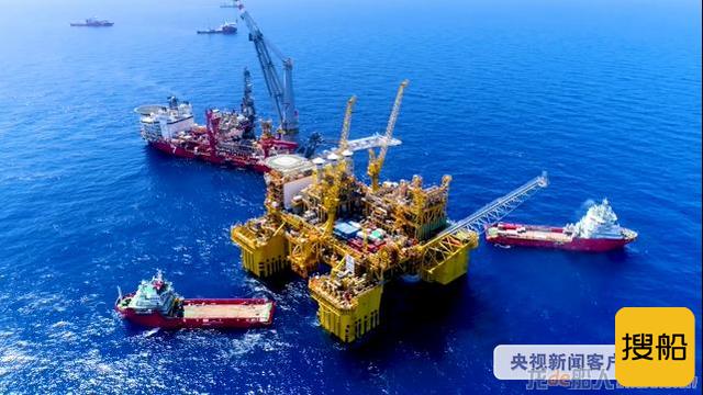 100秒带你看“深海一号”能源站建造组装全过程