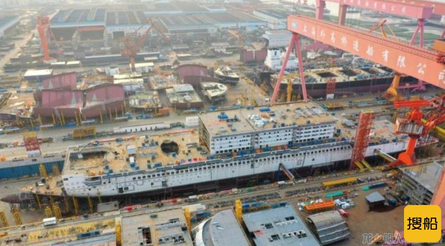 中国首制大型邮轮工程总进度近40%