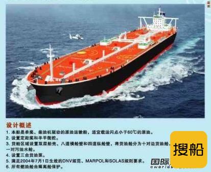 七○八所开始设计32万吨VLCC