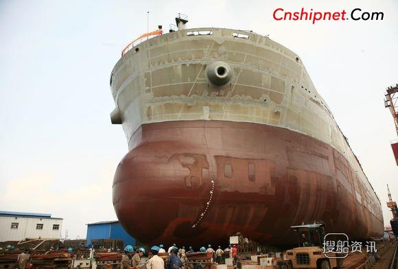 广东中远船务57000 吨散货船N184下水,广东中远船务散货船凯斯