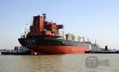 东泽船舶35000吨新船顺利下水,同船渡查船舶位置