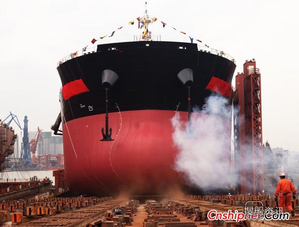 沪东中华又1艘87000吨散货船下水,5.7万吨散货船多少钱