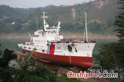 中船桂江溢油应急回收船下水,桂江船家家常菜馆怎么样