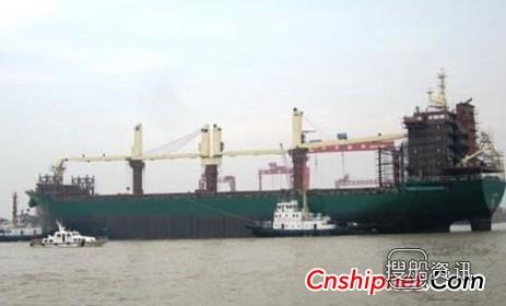 口岸船舶23200总吨散货船下水,5.7万吨散货船多少钱