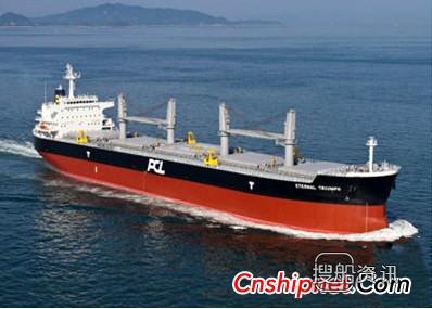 IHIMU交付1艘5.6万吨级散货船,大连中远船务散货船n223交付