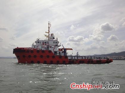 烟台海文船舶交付第一艘8000HP AHT,全球第一艘智能船舶