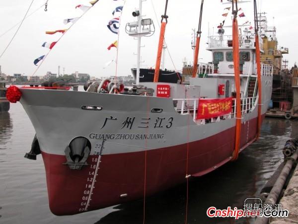 菠萝庙船厂2艘100DWT溢油应急处置船下水,菠萝庙船厂