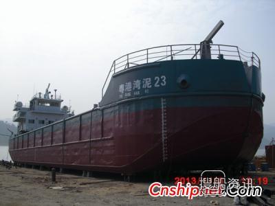 荣业船舶3艘1000M3自航开体泥驳将下水,镇江思航船舶机械