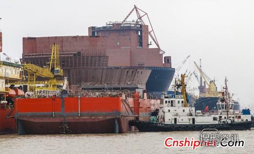 南通中远船务“T-18”钻井辅助船N512下水,中远船务集团
