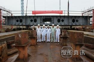 江苏韩通船舶64000DWT散货轮HT64-158上台,2018年山船重工新订单