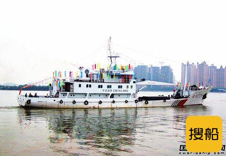 广州打捞局船厂“海巡1726”轮完成改装
