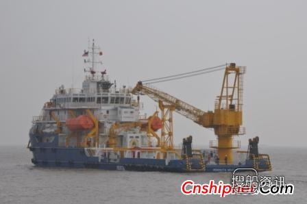 宏强重工HQ100-1#70.5米海工支持船交付,宏强重工