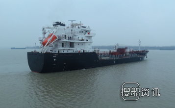 江苏正屿3500DWT沥青船试航,花屿春船家菜怎么样