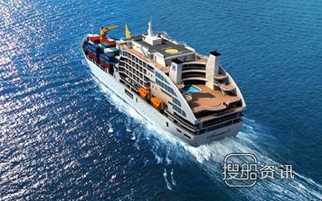 黄海造船126米豪华客货船下水,黄海造船厂