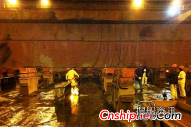 长兴船厂“海隆106”轮进坞,中海工业长兴船厂