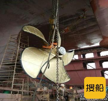 长兴船厂完成“地中海巴里”轮浆叶换新