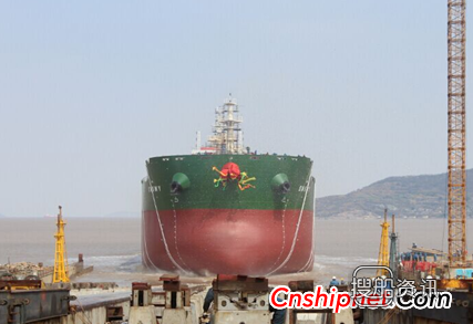 增洲造船第2艘64000DWT冰区加强型散货船下水,浙江增洲造船有限公司