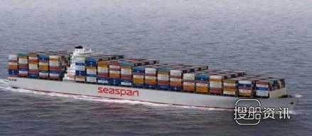 14000teu集装箱船 Seaspan接收1艘14000TEU集装箱船,14000teu集装箱船
