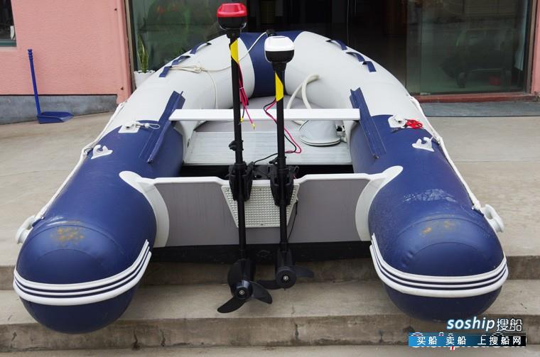 批发电动推进器皮划艇船外机橡皮船用马达充气船