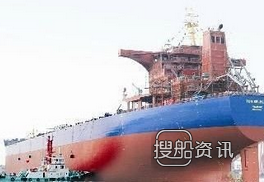 新世纪造船2艘58500吨散货船下水,新造船和谐之星散货船交付