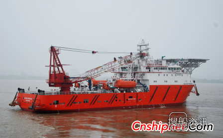 镇江船厂承建的85米维护工作船顺利出厂,镇江船厂招聘