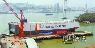 欧洲订造的全球最大汽车滚装船交付,滚装船