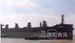 中船澄西39500吨散货船基准总段进坞,澄西船厂