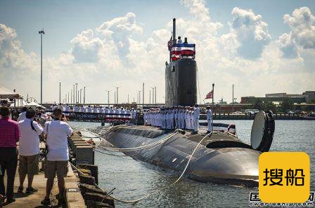 美国新弗吉尼亚级攻击潜艇完成调试