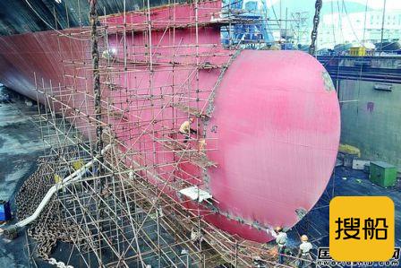 鑫亚船舶18个月改造60多艘球鼻艏