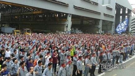 山海关船厂工资多少 韩国三大船厂亏损上亿将举行联合罢工,山海关船厂工资多少