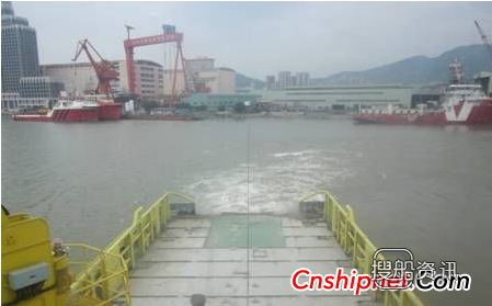 福建东南造船60米AHTS-7号拖船顺利试航,海军937号拖船