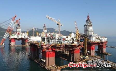 大宇造船第三座Cat D型半潜式钻井平台“So<em></em>nga Encourage”号交付,大宇C15RD
