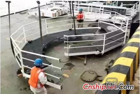 南通中远重工有限公司 南通中远重工海工吊SP2580-1顺利装船发运,南通中远重工有限公司