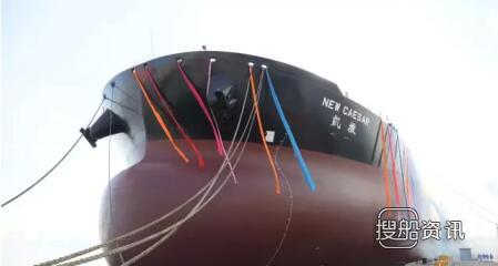 大船集团31.9万吨61号原油船命名交工,我的世界船怎么做大船