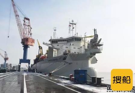 澄西新荣首次维修挖泥船完工